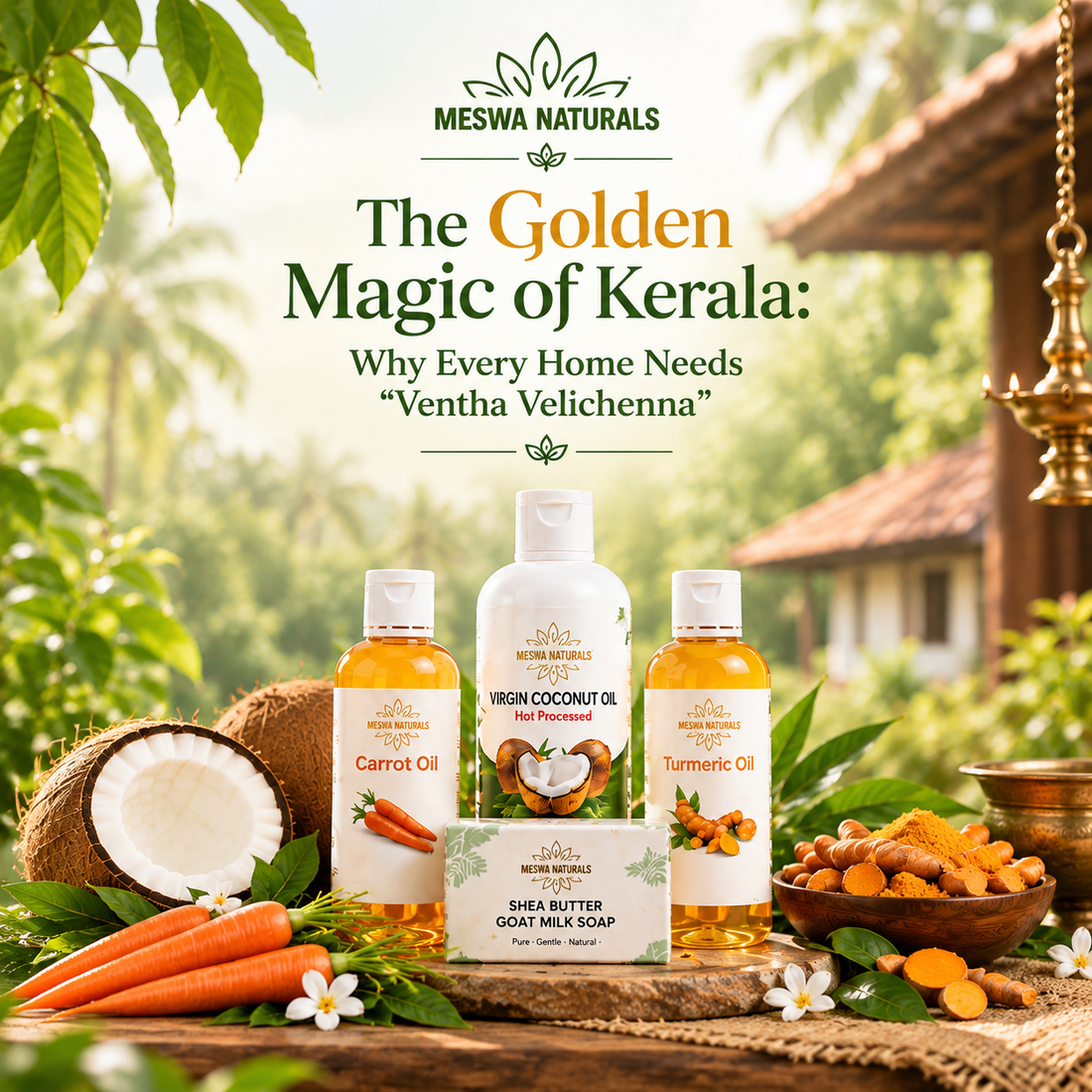 The Golden Magic of Kerala: Why Every Home Needs "Ventha Velichenna"