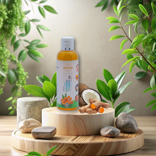 Meswa Naturals Extra Virgin Turmeric Oil| Baby Massage Oil